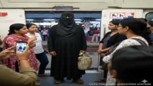 बुर्का पहन लोकल के महिला कोच में घुसा : इंस्टा पर वायरल वीडियो से खुली पोल