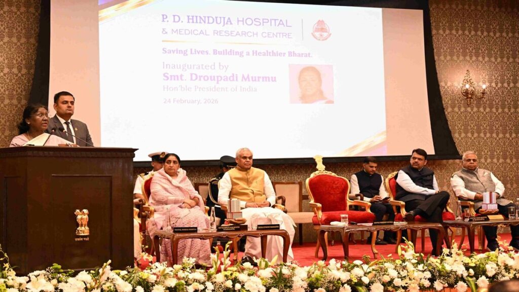 जरूरतमंदो तक गुणवत्तापूर्ण स्वास्थ्य सेवा पहुंचाना ही सच्ची देशसेवा – राष्ट्रपति द्रौपदी मुर्मू