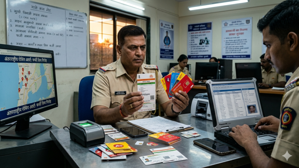 फर्जी सिम कार्ड गिरोह का भंडाफोड: मजदूरों के आधार से चलाया करोड़ों का साइबर फ्रॉड