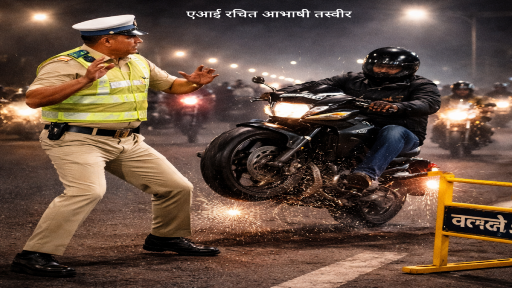 बांद्रा हाइवे पर स्टंटबाजों का आतंक : सांताक्रुज में पुलिसकर्मी को कुचलने की कोशिश