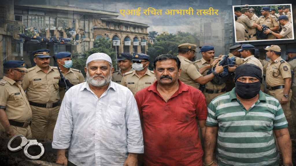 मुंबई पुलिस की बड़ी कार्रवाई : वर्षों से वांछित चार आरोपी गिरफ्तार