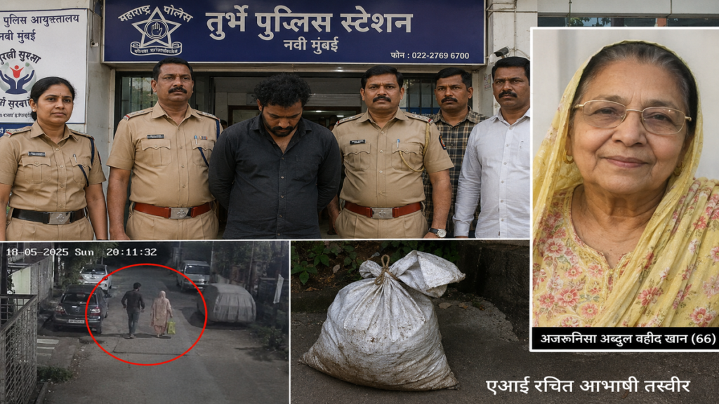 सब्जी खरीदने निकली वृद्धा की गहनों के लिए हत्या : 24 घंटे में आरोपी गिरफ्तार