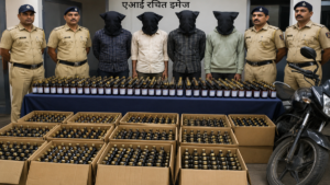 कोडीन फॉस्फेट युक्त 4,734 बोतल नशीला सिरप जब्त : एनडीपीएस के तहत चार आरोपी गिरफ्तार