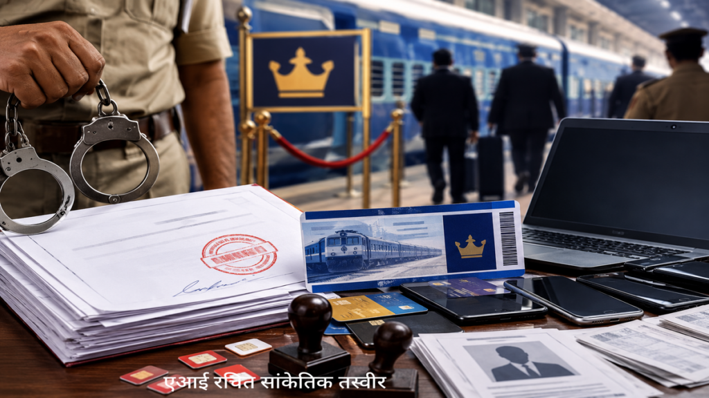 रेलवे आरक्षण में वीआईपी कोटा का फर्जीवाड़ा : अंतरराज्यीय गिरोह करता था फर्जी लेटरहेड से खेला