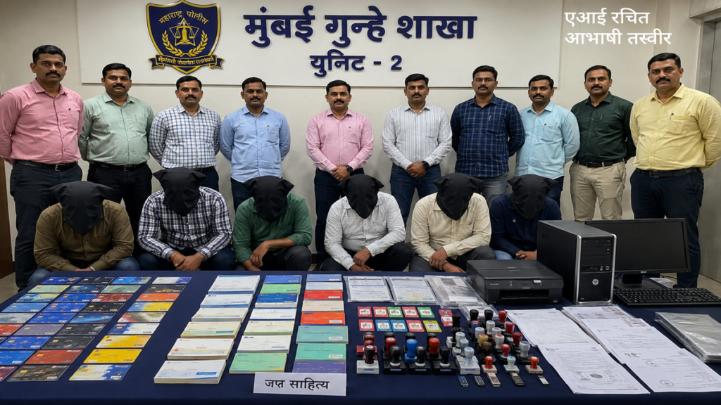 मुंबई से दुबई भेजे जा रहे थे बैंक खाते और सिम कार्ड : साइबर ठगी रैकेट का पर्दाफाश