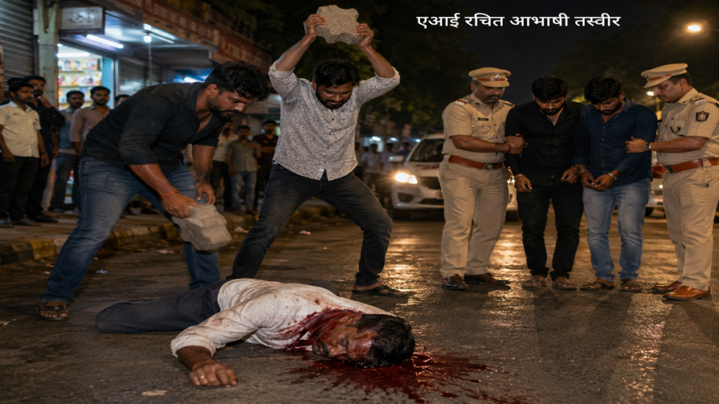 मंदिर के आर्थिक विवाद में युवक की हत्या : बीच-बचाव कर रहा था पीड़ित