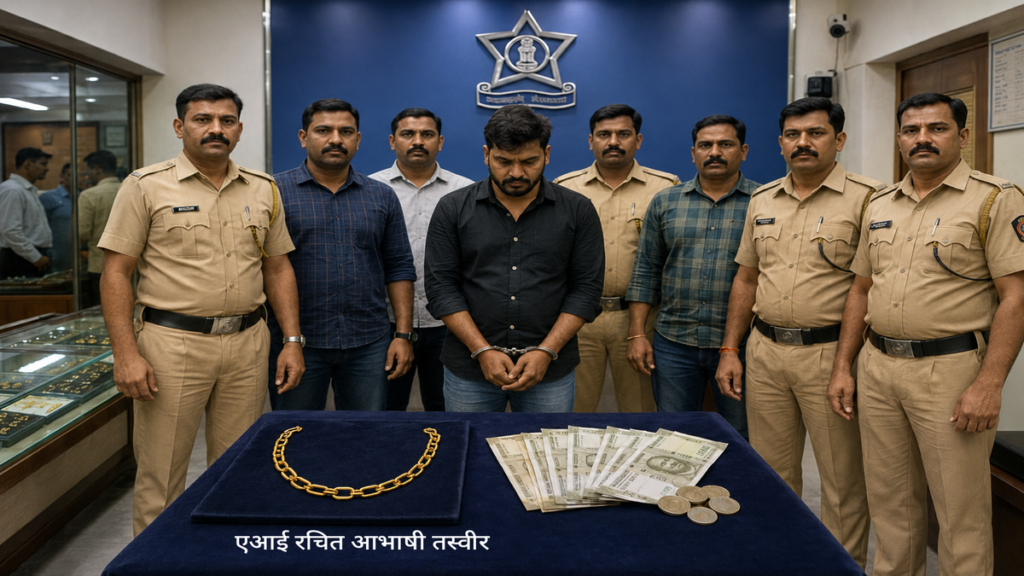 जी-पे से पेमेंट का झांसा देकर ले भागा सोने की अंगूठी : डोंगरी पुलिस ने आरोपी को दबोचा